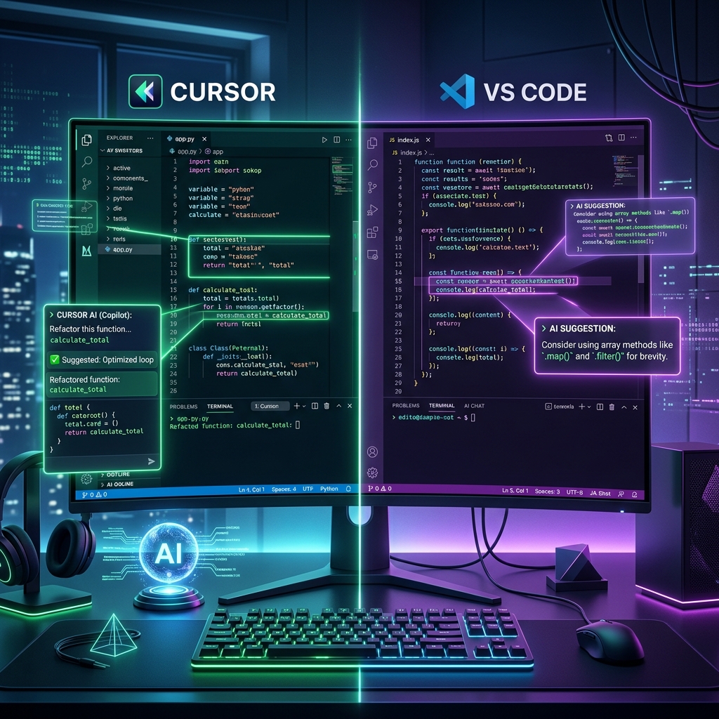 Cursor vs GitHub Copilot : lequel choisir en 2026 ?
